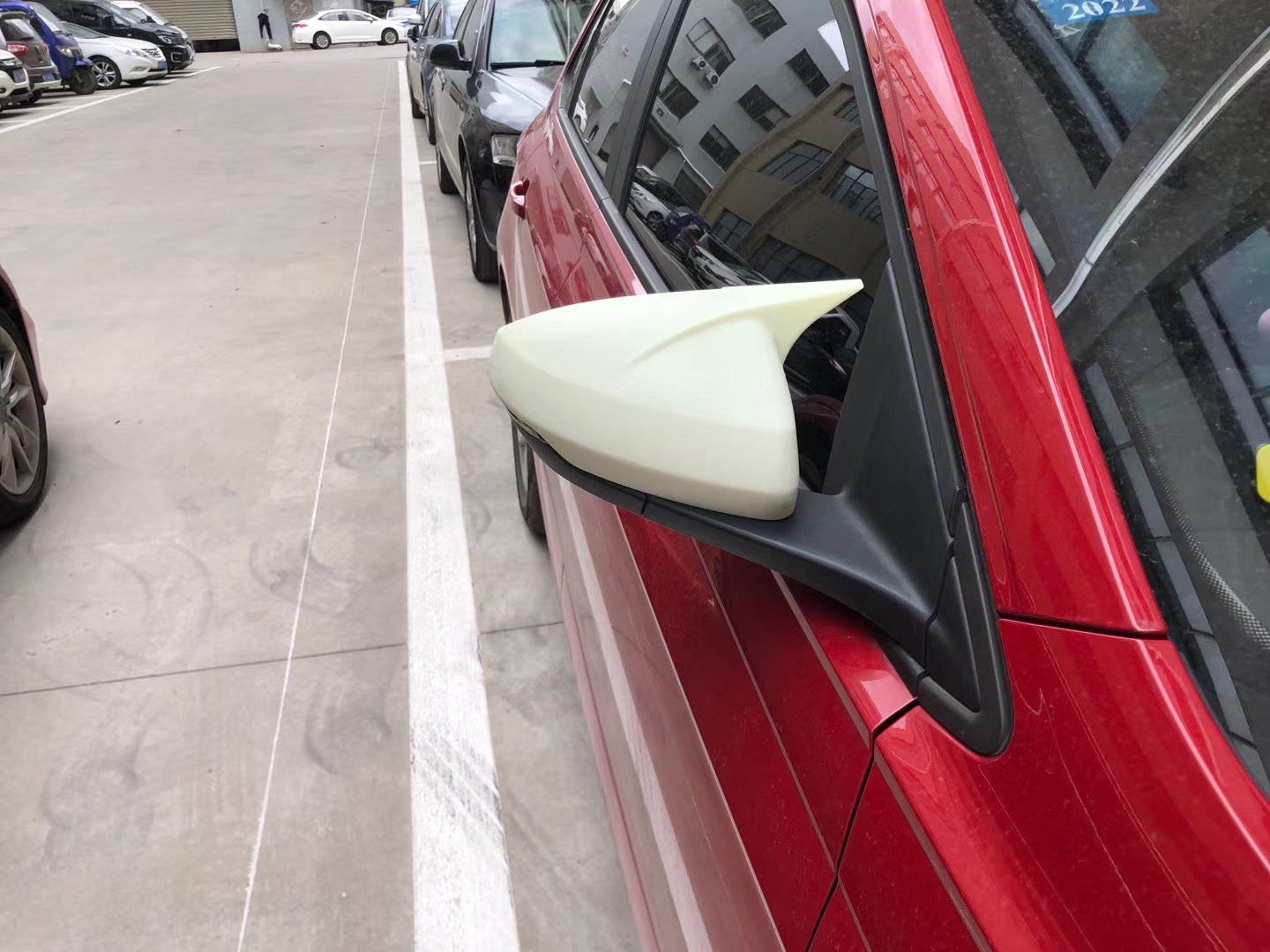 Bullhorn Rearview Mirror Cover, Reverse Mirror Housing Cover Protection Frame