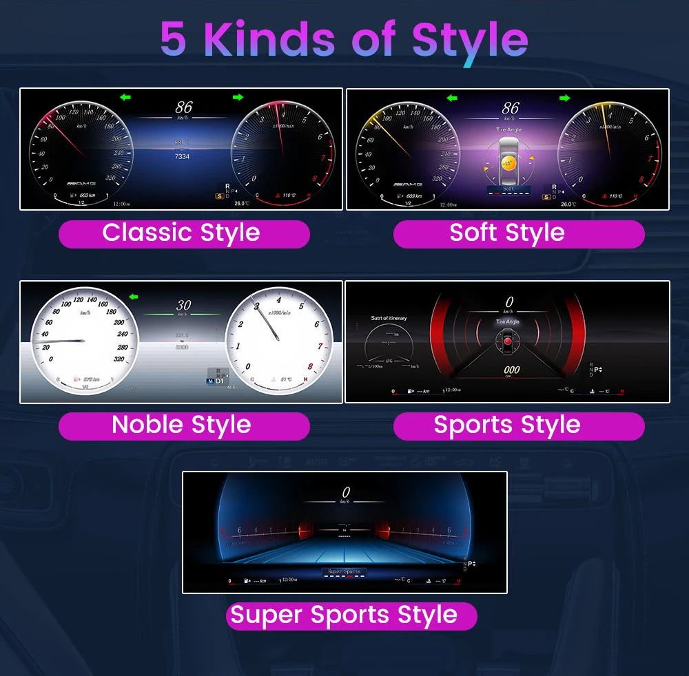 12.3" Mercedes Benz E W212 NTG4.0 2010-2015