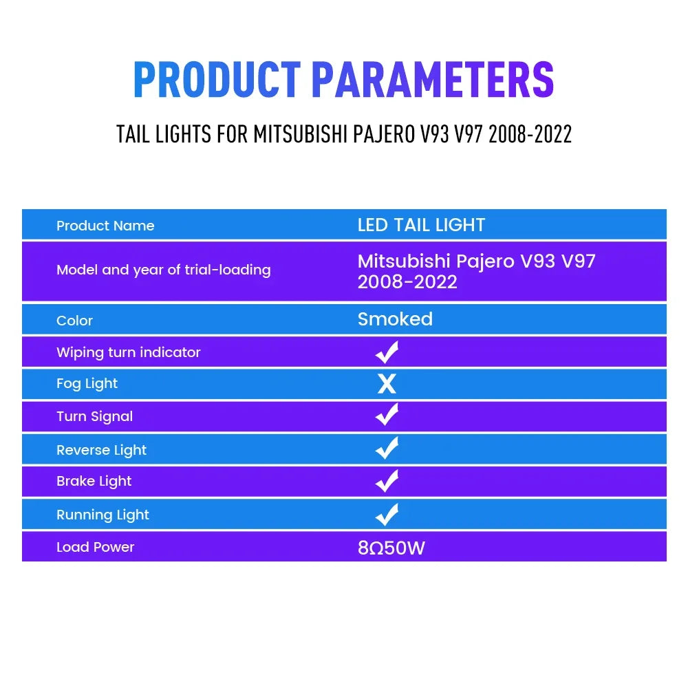 Mitsubishi Pajero V93 V97 2008-2022