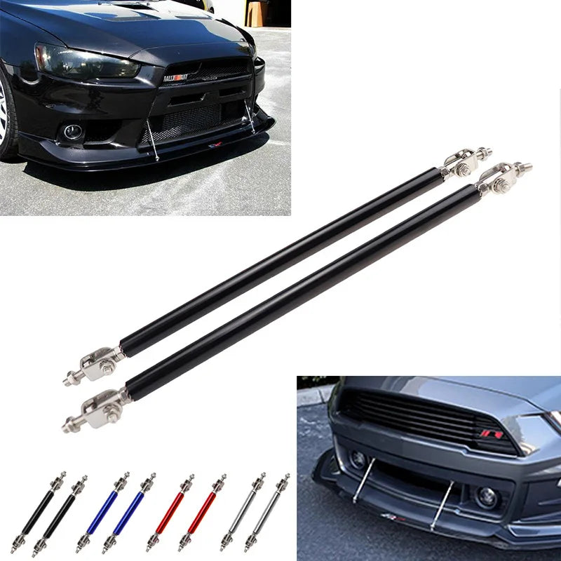 HOT SALE Universal Adjustable Front Lip Spoiler - Car Front Bumper Shovel Telescopic Pull Rod Trim, Non-Destructive Installation