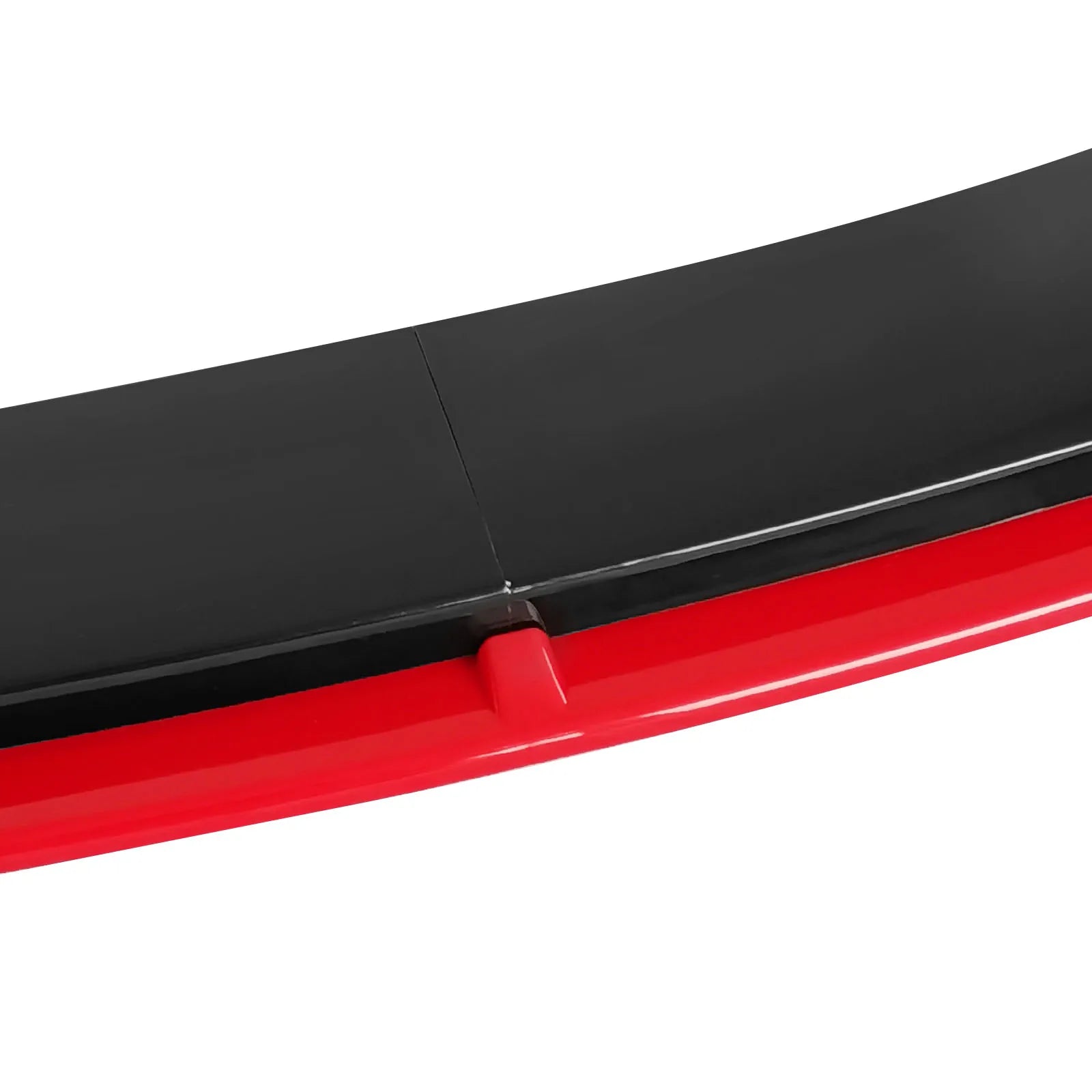 Universal 5PCS Car Front Bumper Lip Body Kit Spoiler Splitter Diffuser Red Carbon Black Fiber Canard Splitter ABS Plastic