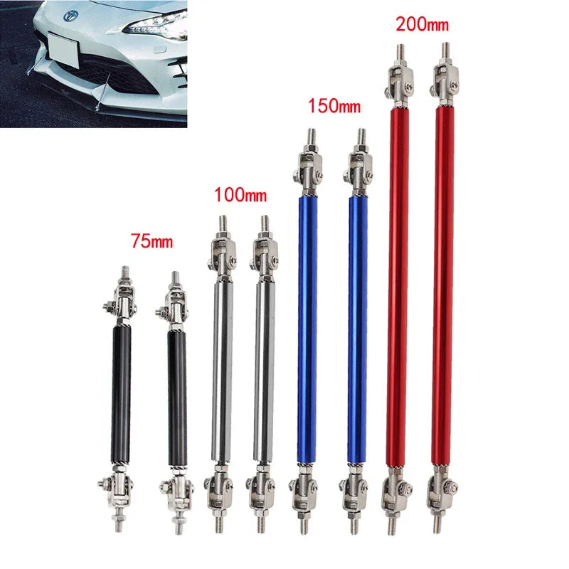 HOT SALE Universal Adjustable Front Lip Spoiler - Car Front Bumper Shovel Telescopic Pull Rod Trim, Non-Destructive Installation